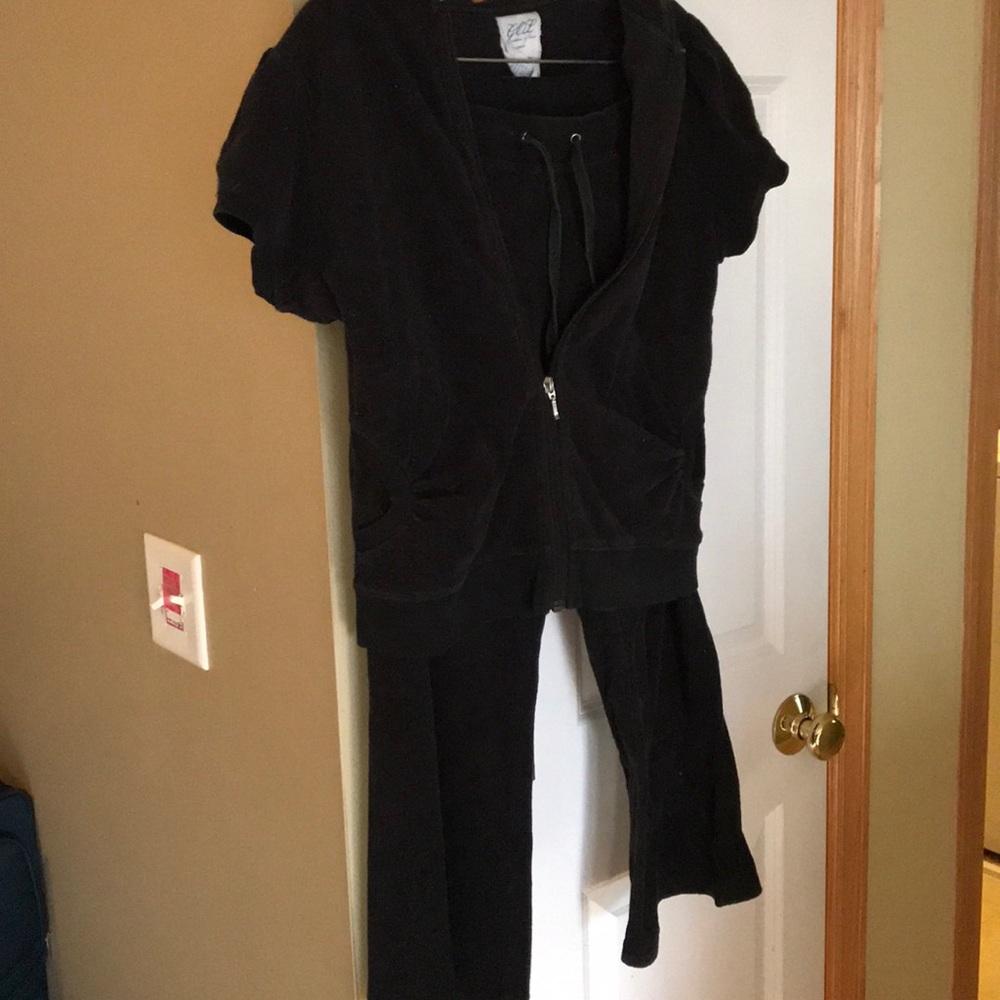 Fleece Jacket/Capri Set